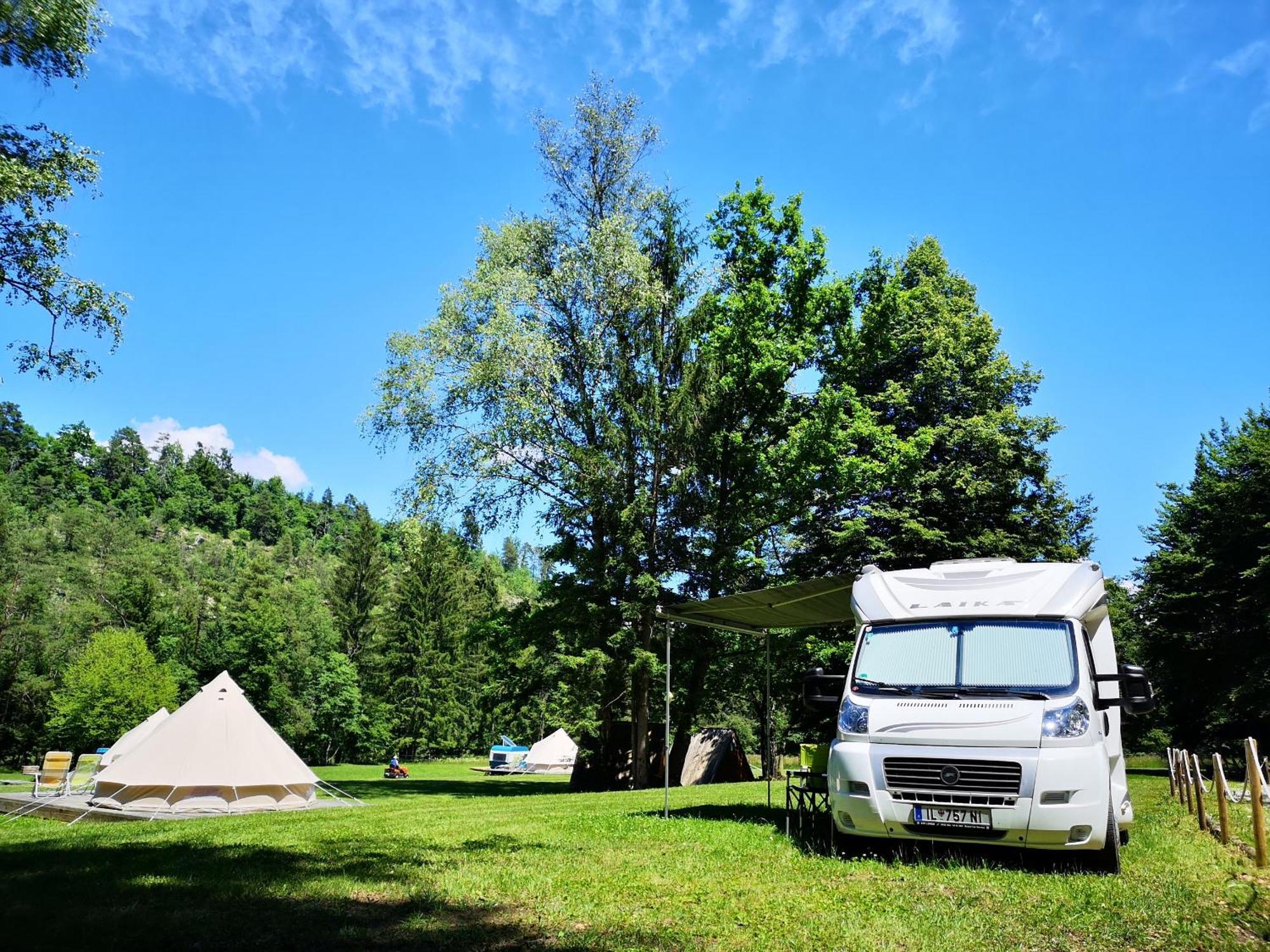 Eco River Camp - Pitches Campingplatz Radovljica